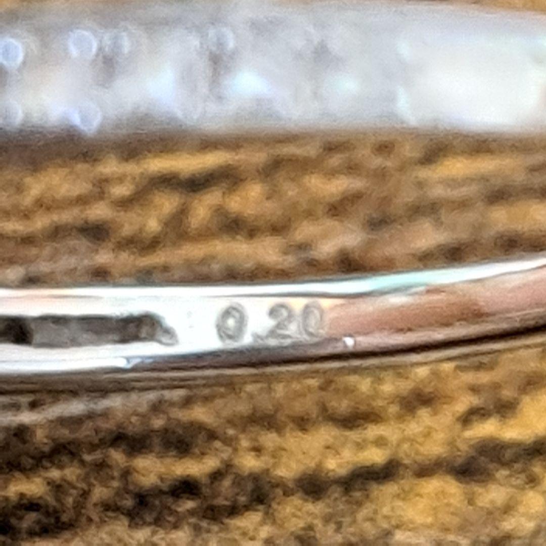 ダイアモンド　18kホワイトゴールドリング