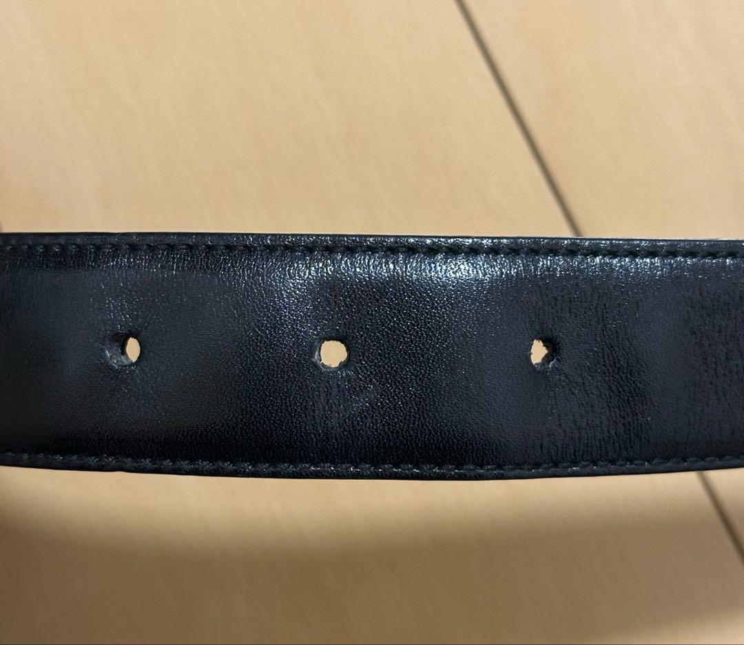 Ferragamo フェラガモ　ブラック ベルト ダブルガンチーニ