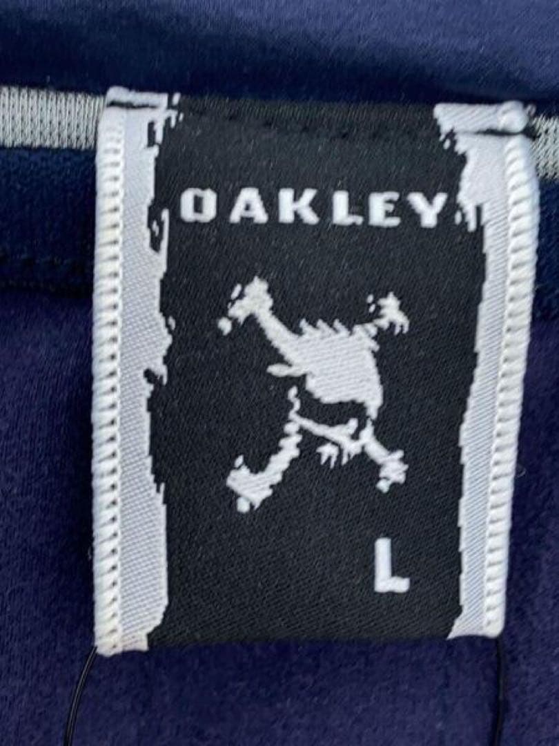 OAKLEY ネイビー ゴルフ ウェア メンズ スカル ダウン
