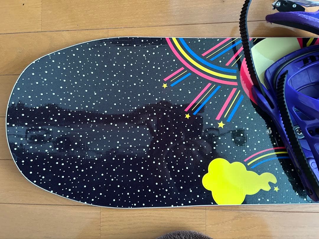 COSMIC SURF スノーボード 147cm ビンディング付き 初心者向け