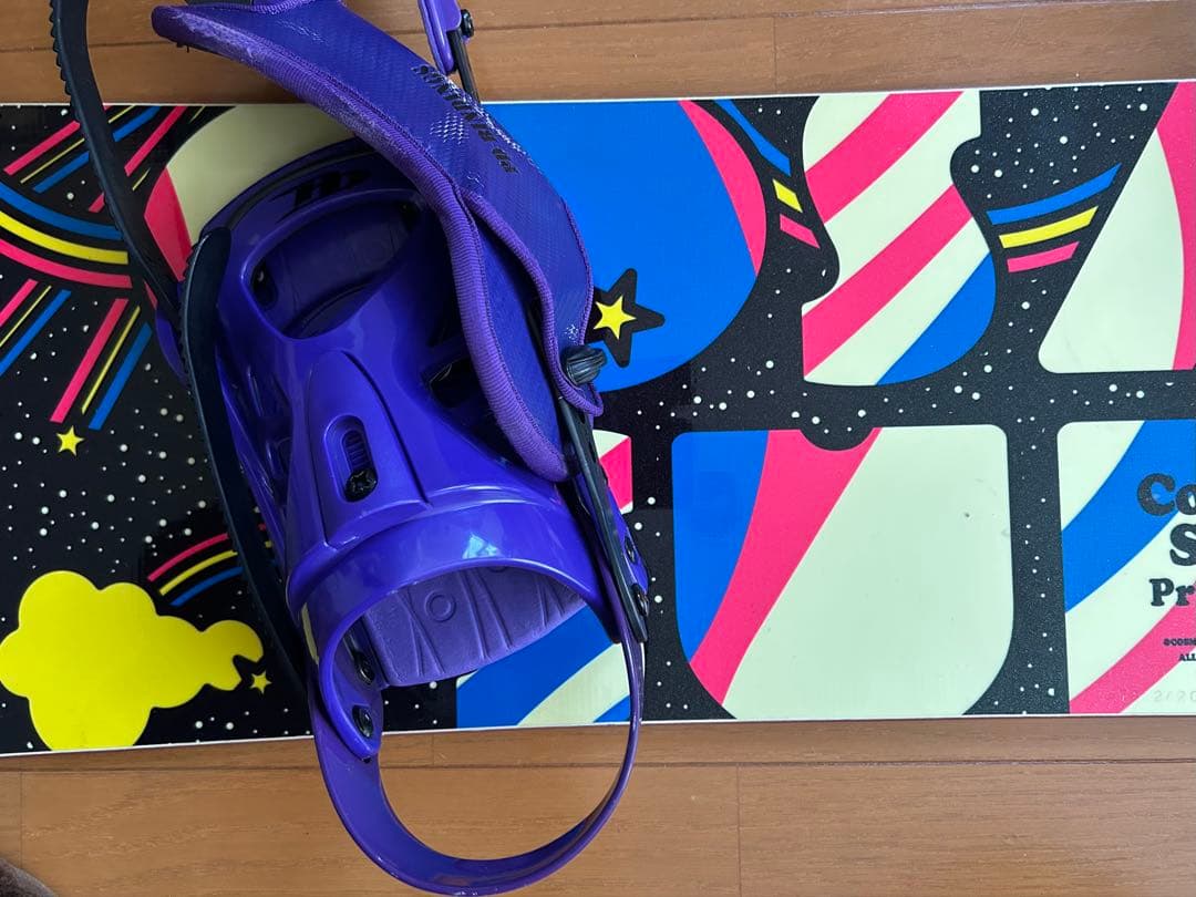 COSMIC SURF スノーボード 147cm ビンディング付き 初心者向け