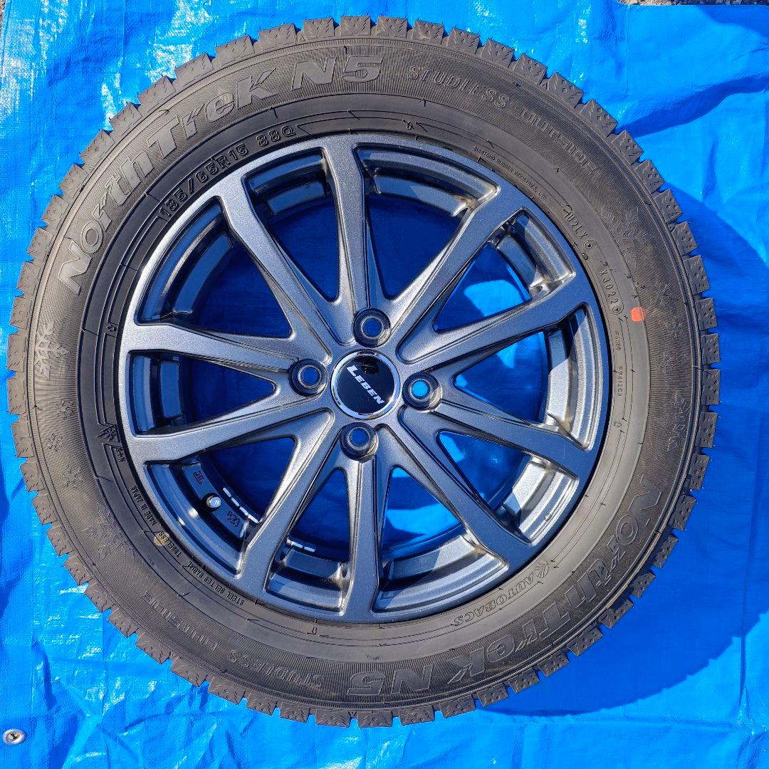 O*i様 185/65R15 NorthTreyN5 スタッドレスタイヤホイール