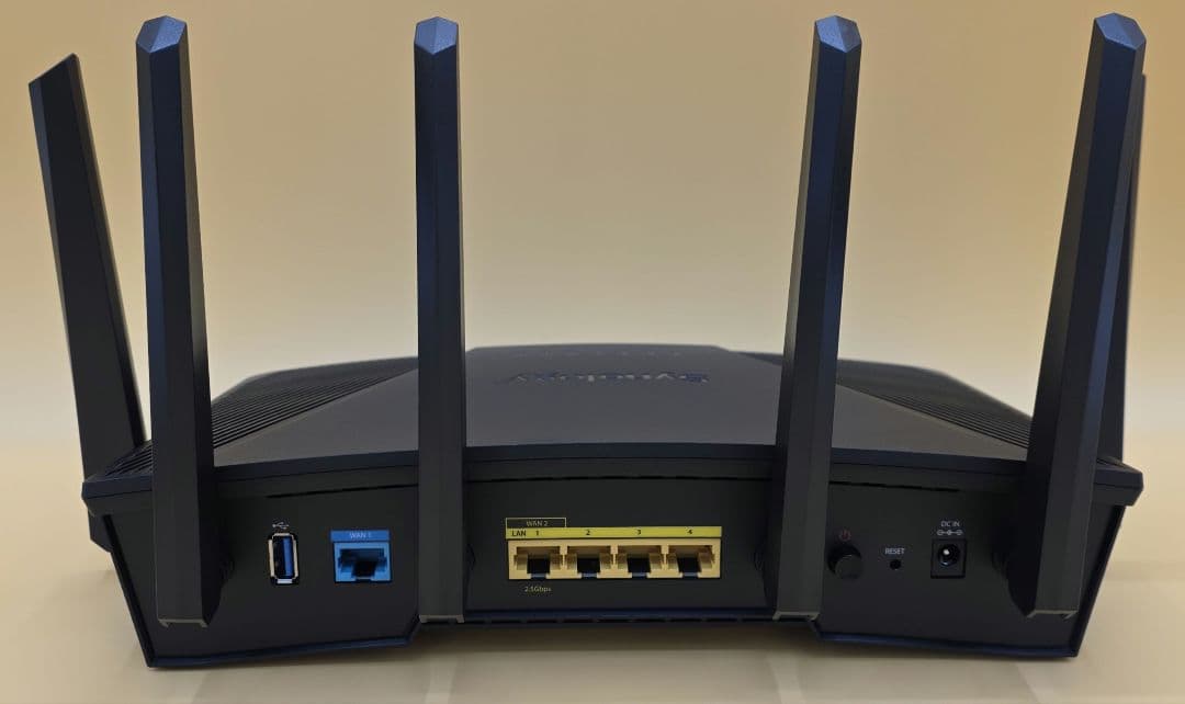 Synology RT6600ax トライバンドWi-Fi 6ルーター ③
