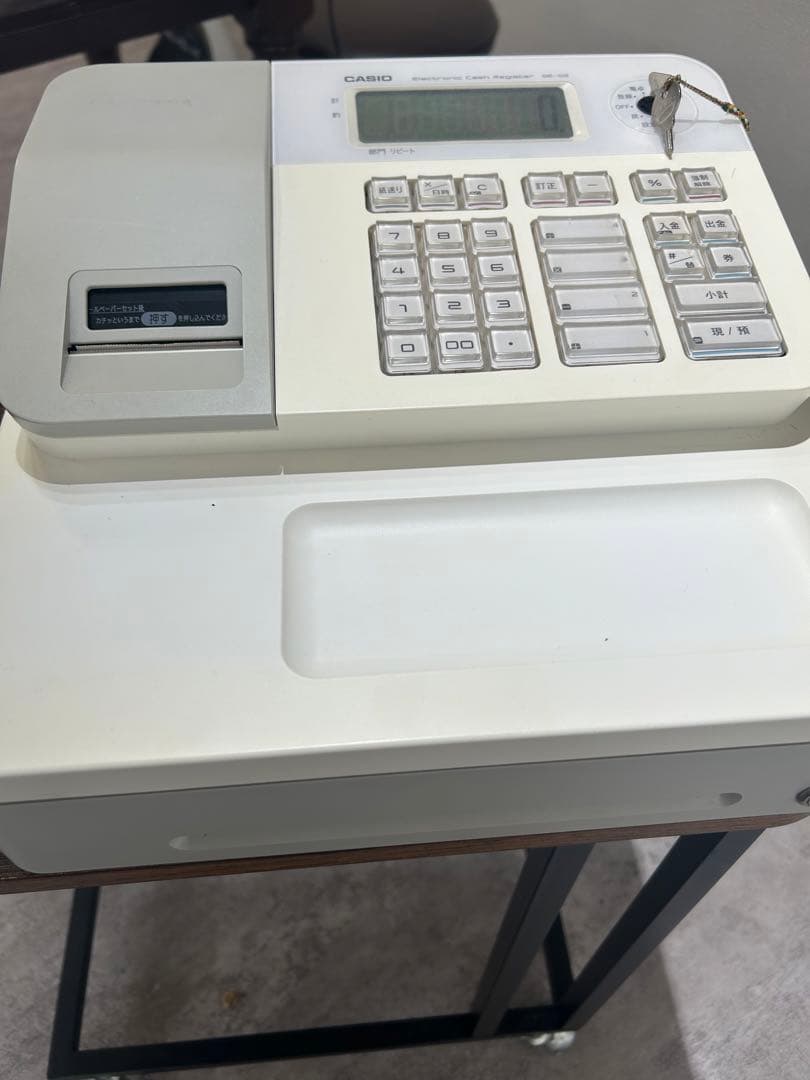 CASIO 電子レジスター 現金引き出し付き