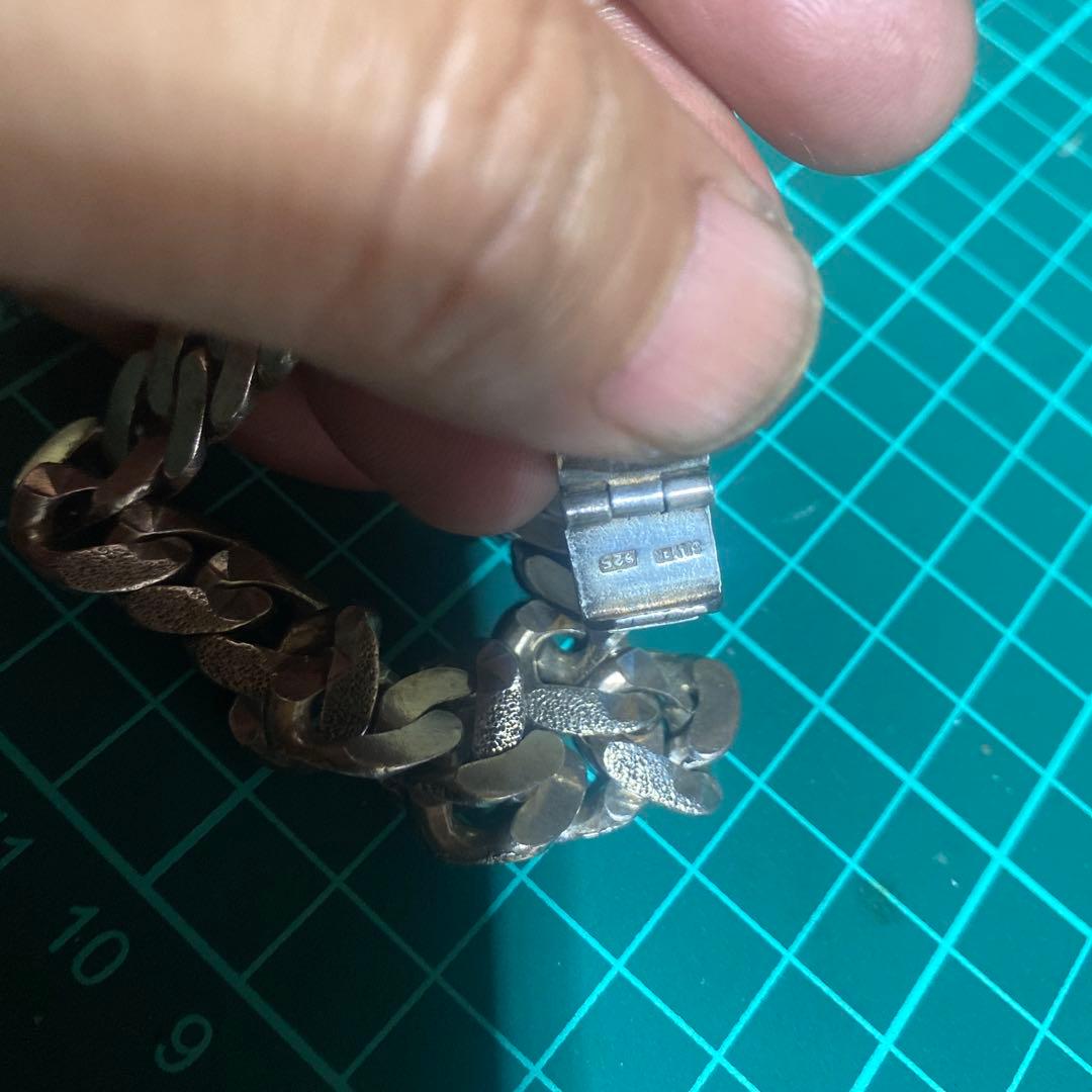 喜平　925 カット柄　ブレスレット