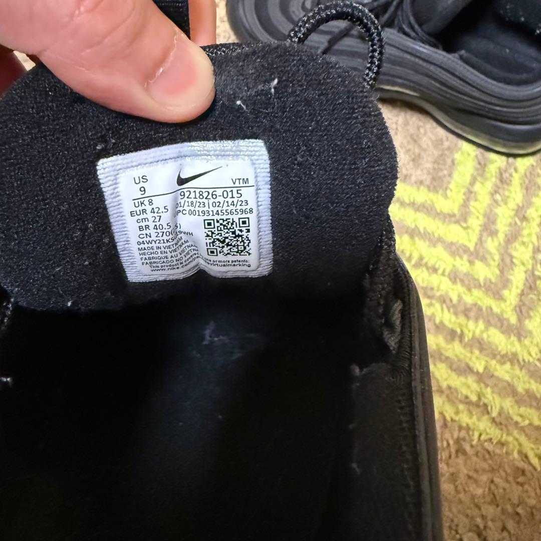 2/13まで出品。NIKE AIR MAX 97 トリプルブラック