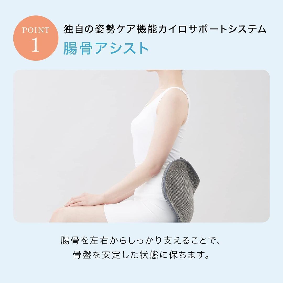 スタイル スタンダード 座椅子 ネイビー F01 MTG 純正品 姿勢矯正 骨盤