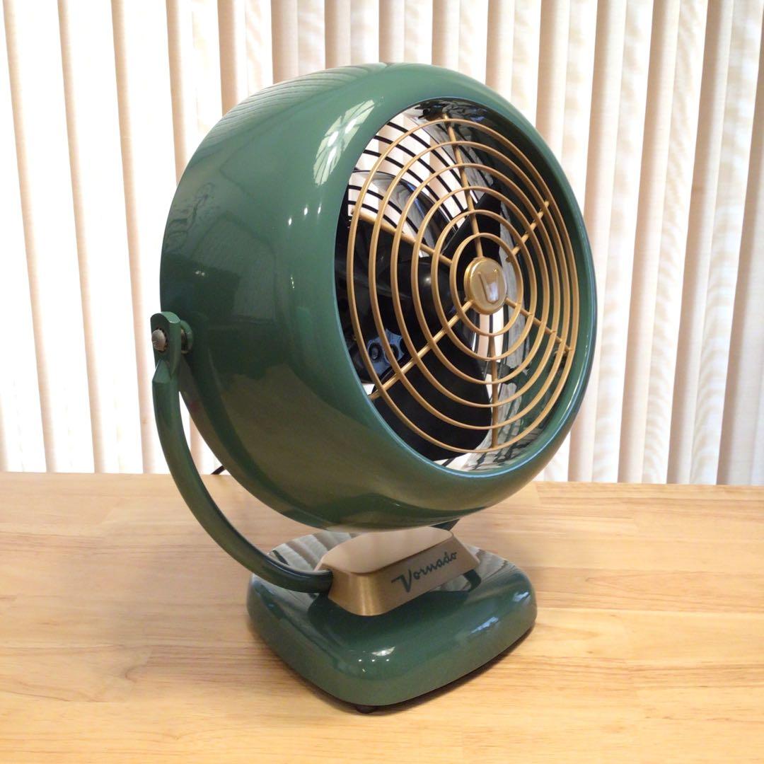 美品　ボルネード　VF20　サーキュレーター　復刻デザイン　アンティークグリーン