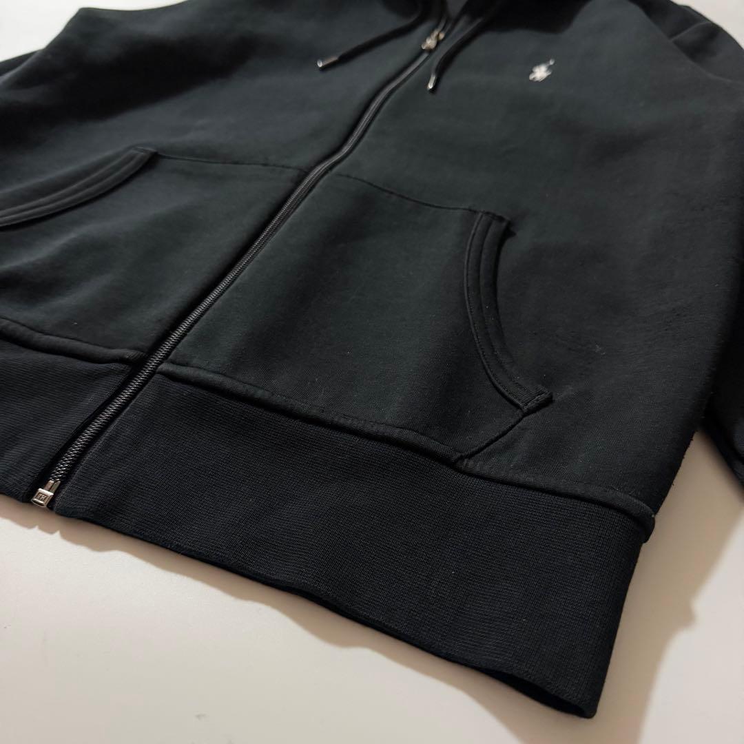 22年製✨ポロラルフローレン フルジップパーカー ポニー刺繍 ブラック S