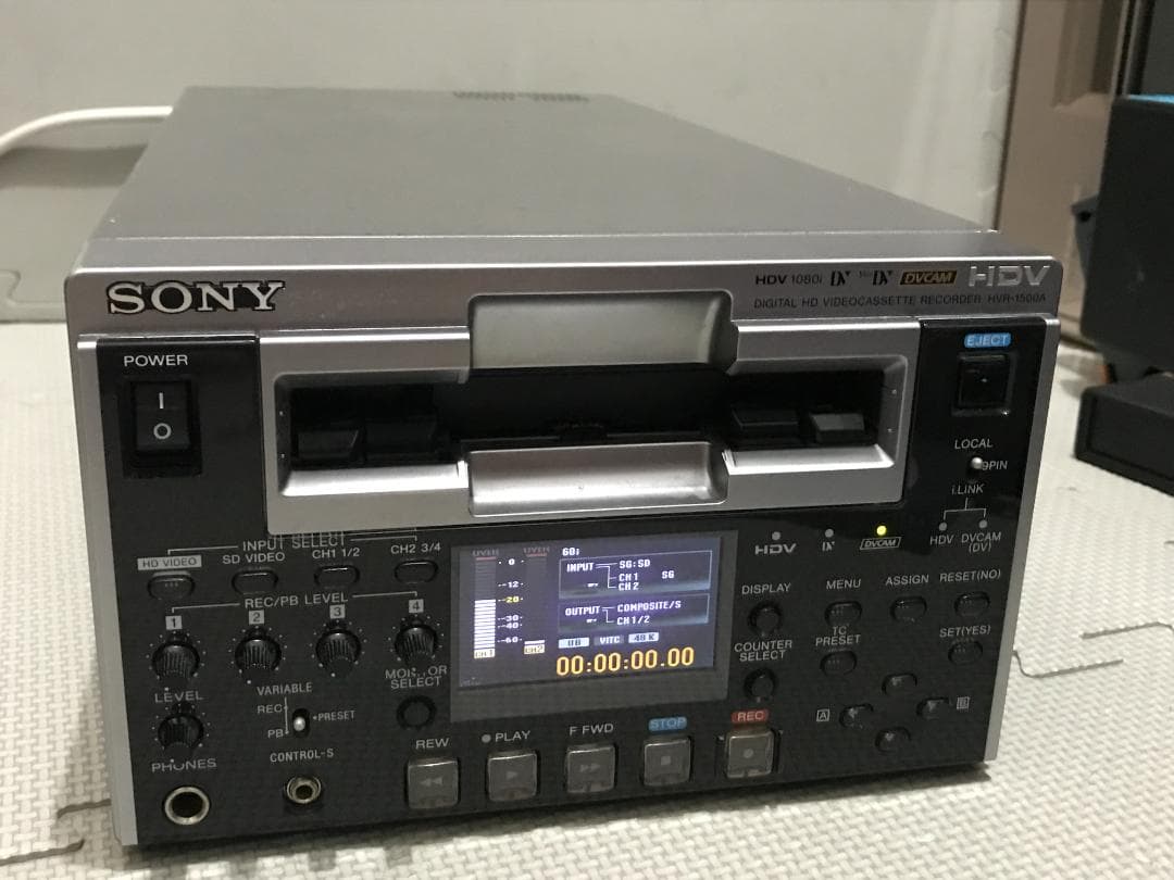 SONY HVR-1500A　再生自体はOK　ジャンク
