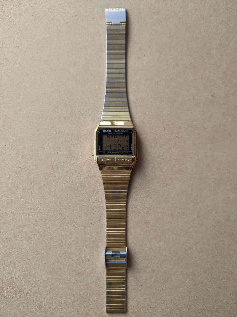 カシオ データバンク DB-310 ゴールド CASIO DATA BANK