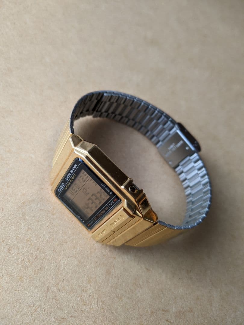 カシオ データバンク DB-310 ゴールド CASIO DATA BANK