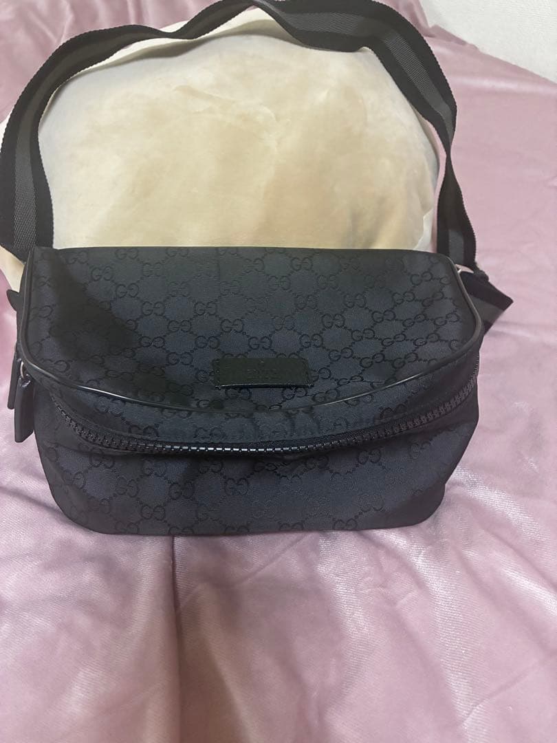 GUCCI グッチ ウエストバッグ ボディバッグ ショルダーバッグ ブラック