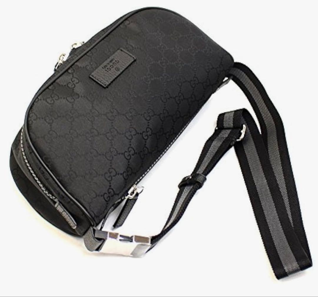 GUCCI グッチ ウエストバッグ ボディバッグ ショルダーバッグ ブラック