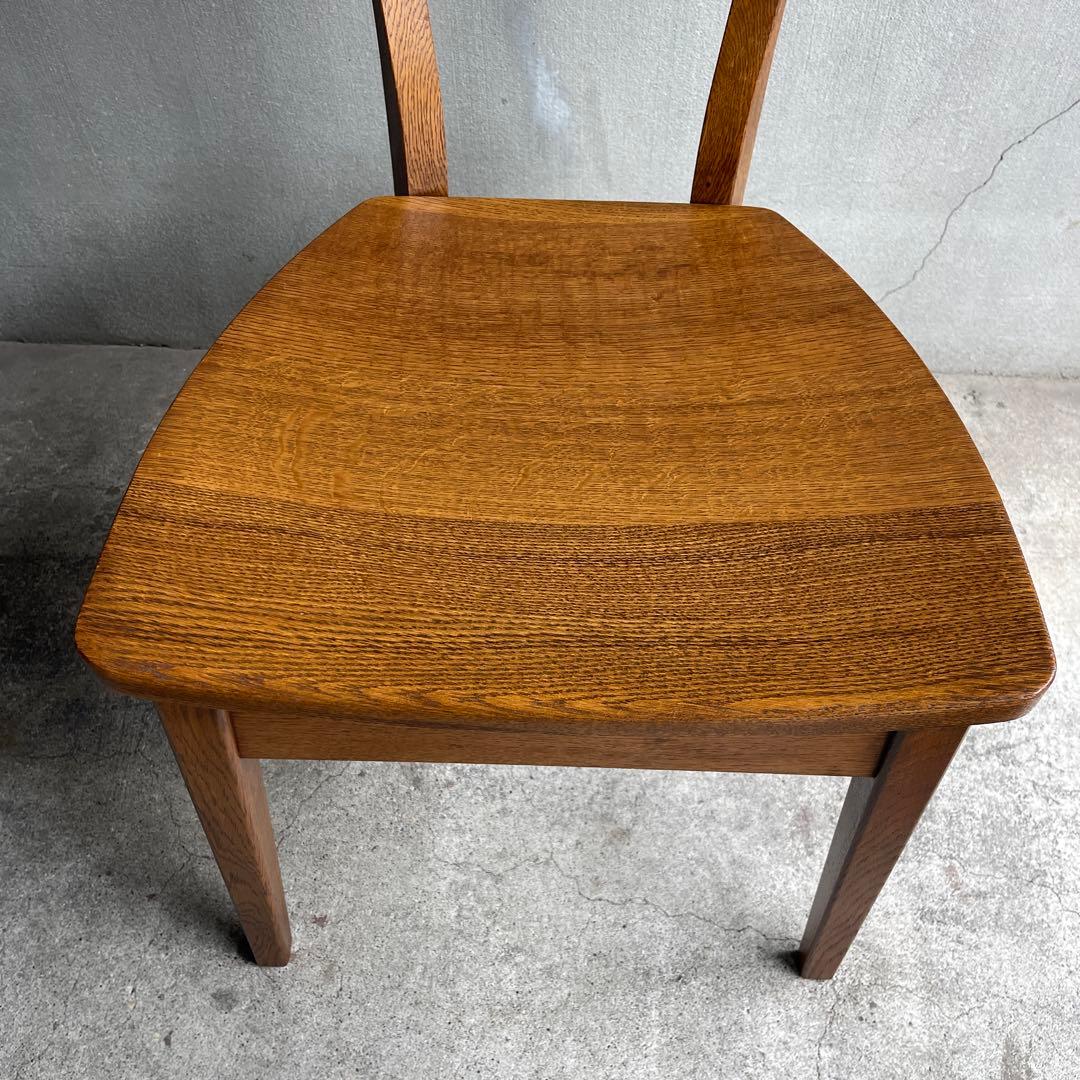 廃盤　希少　極美品　飛騨清見工房　ダイニングチェア　オーク無垢材