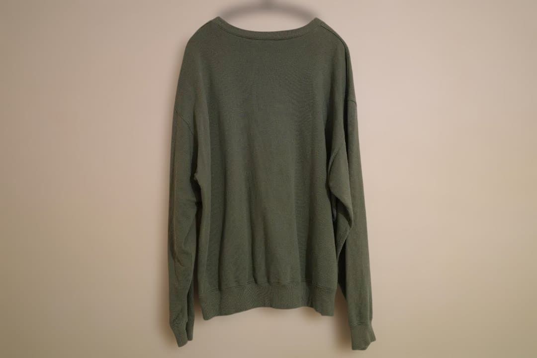 AURALEE　SUPER HIGH GAUZE SWEAT P/O GREEN