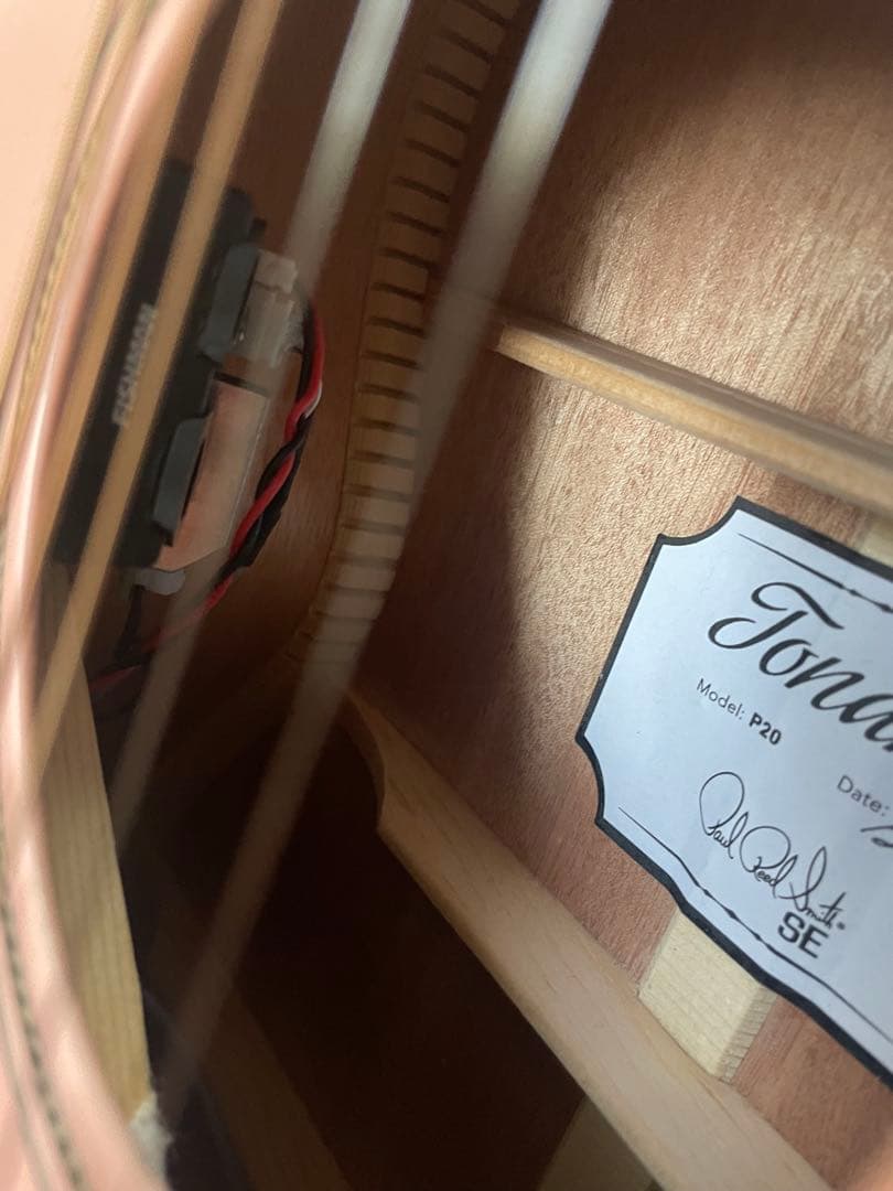 ギター PRS SE P20E Parlor w/ FishmanPink Lotus