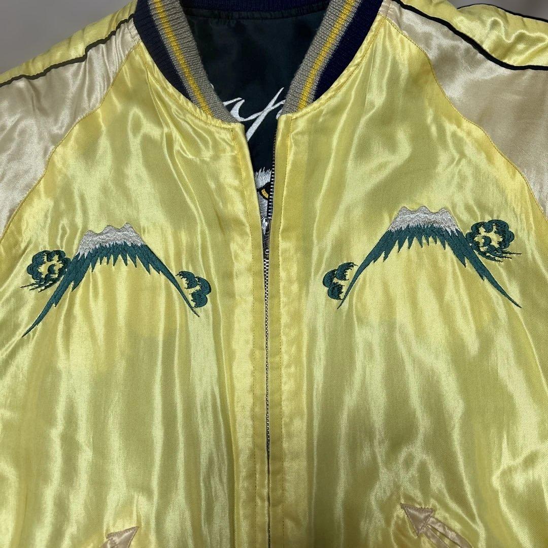 シ*ン様 東洋スカジャン白虎x龍、鷹Mリバーシブル渋谷龍太着用モデル