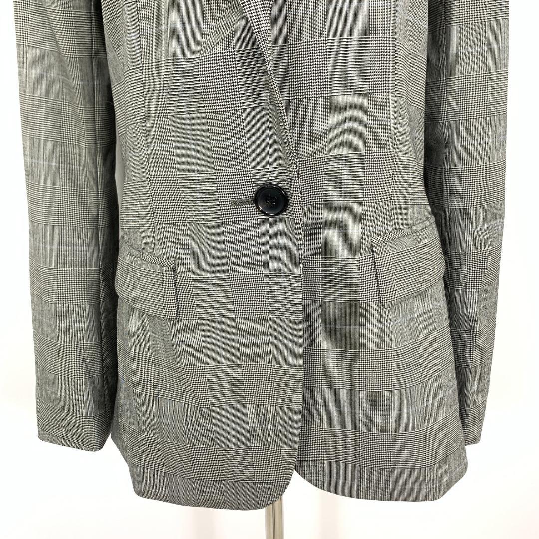 LA8299 新品タグ付 インディヴィ パンツスーツ グレー ウール 38 40