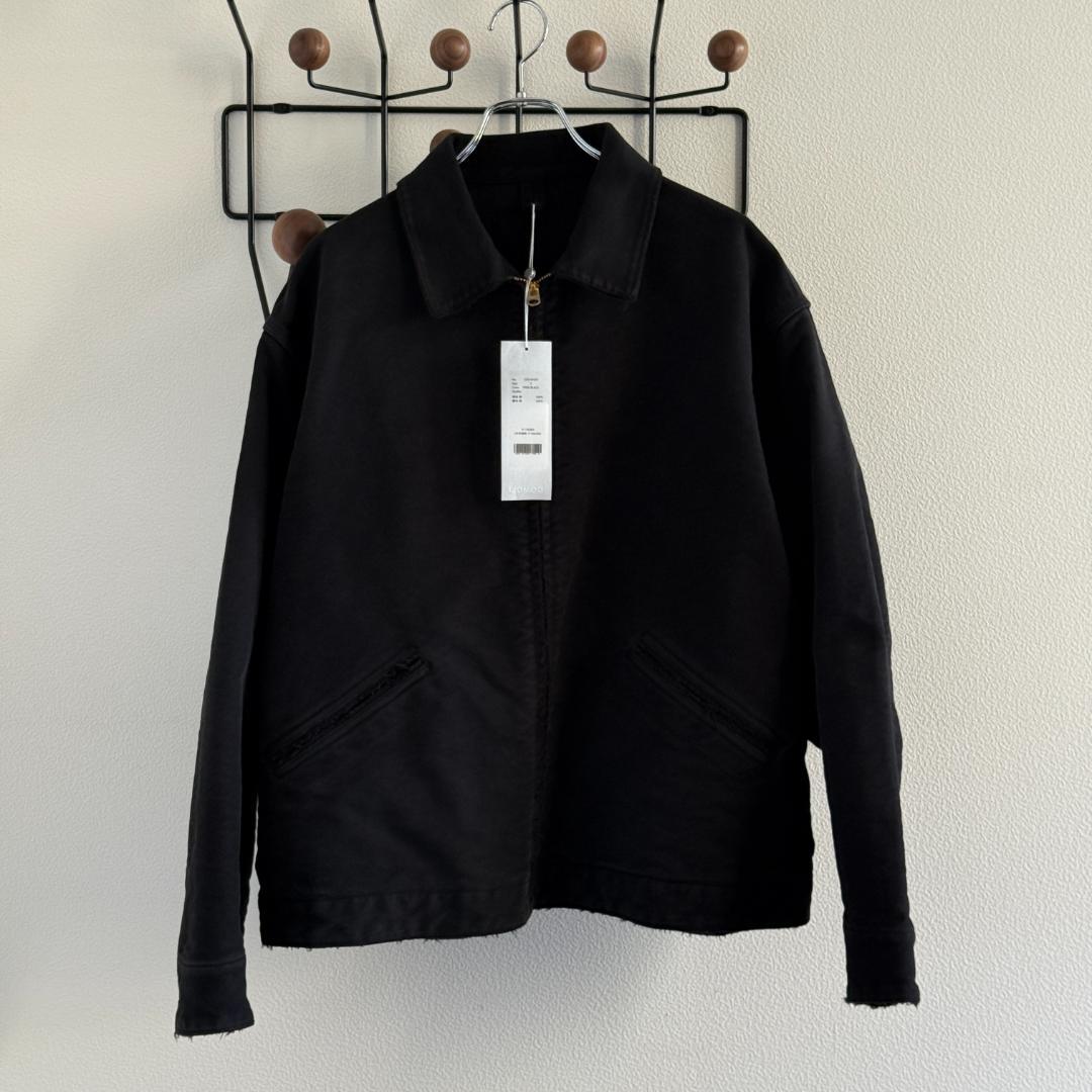 COMOLI直営店限定ゲリラ発売 モールスキンショートジップジャケット フェード