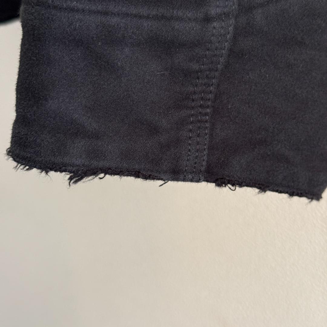 COMOLI直営店限定ゲリラ発売 モールスキンショートジップジャケット フェード