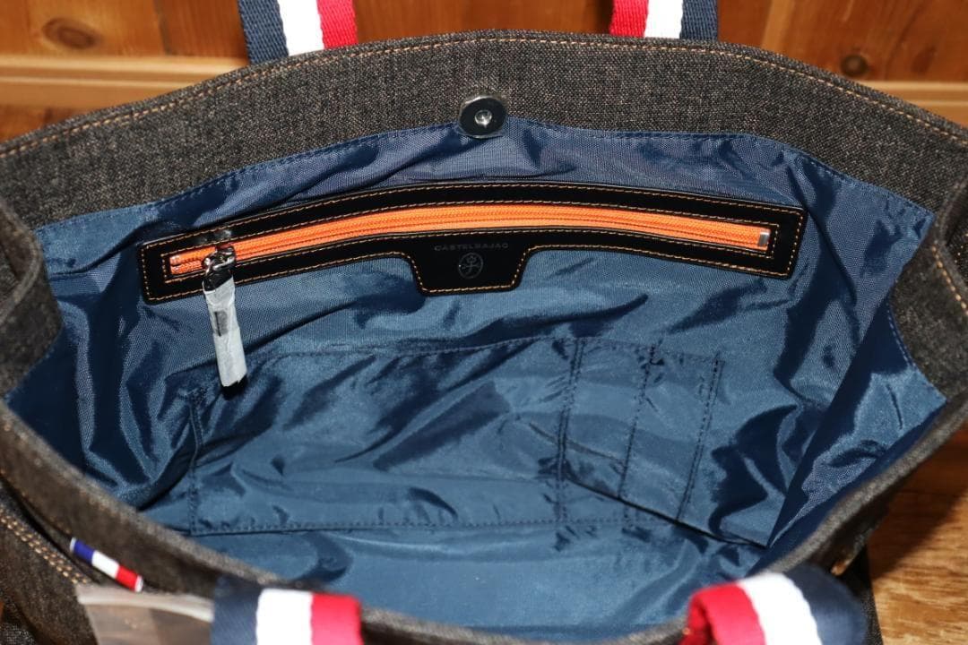 新品 CASTELBAJAC Litz デニム調 トートバッグ A4 Ⓗ
