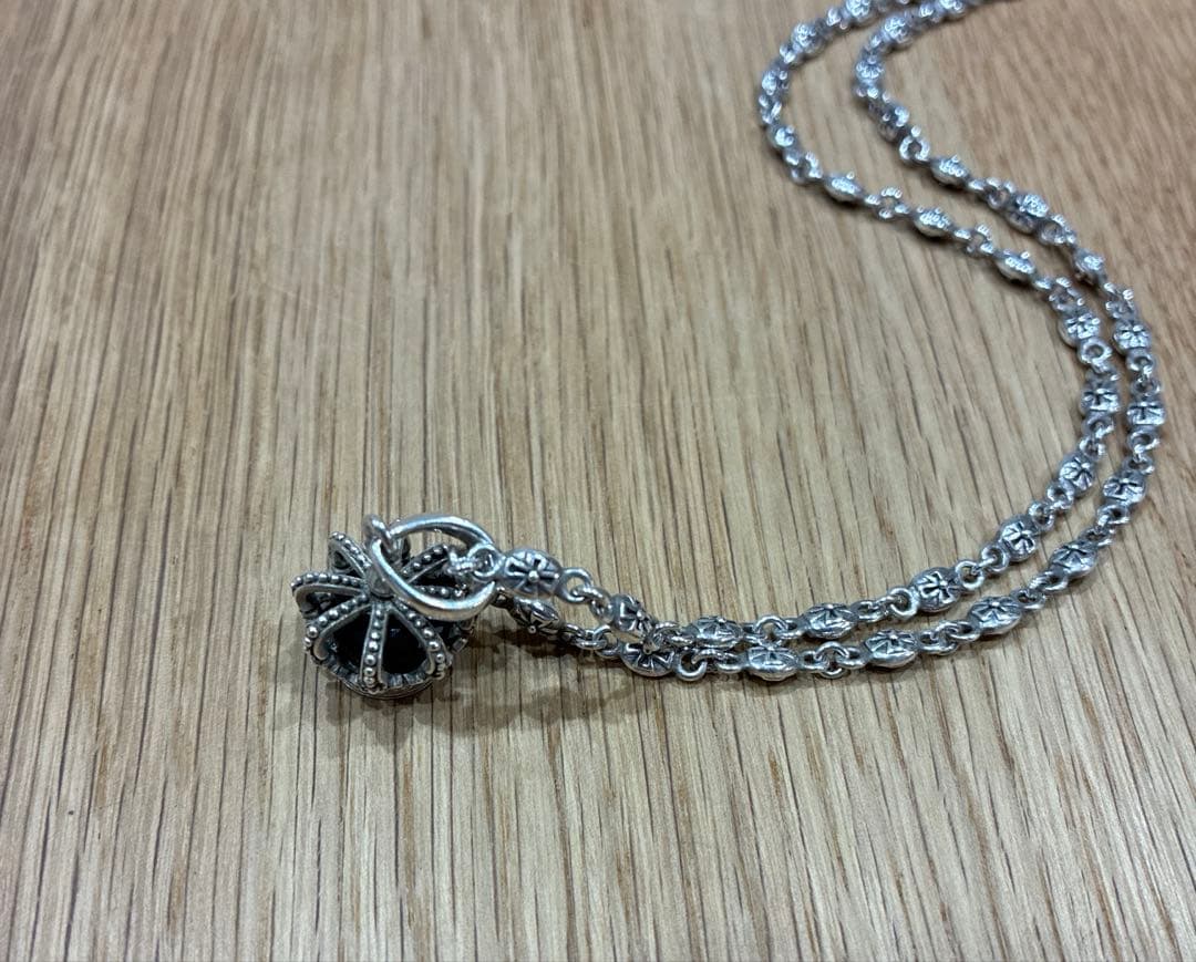 ジャスティンデイビス シルバー925 ヘビークロスチェーン【50cm】