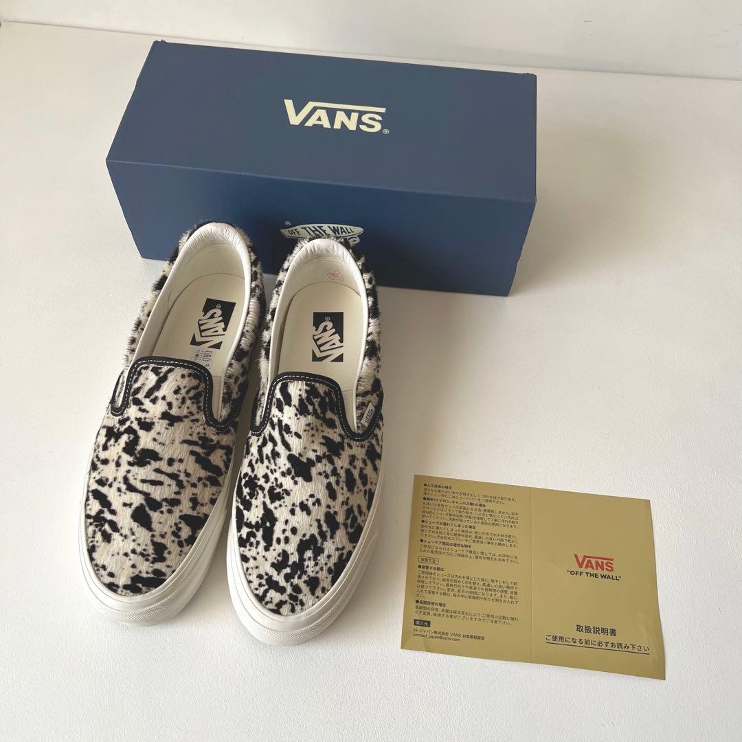 【完売・新品】VANS PREMIUM Slip-onポニー28.5スリッポン