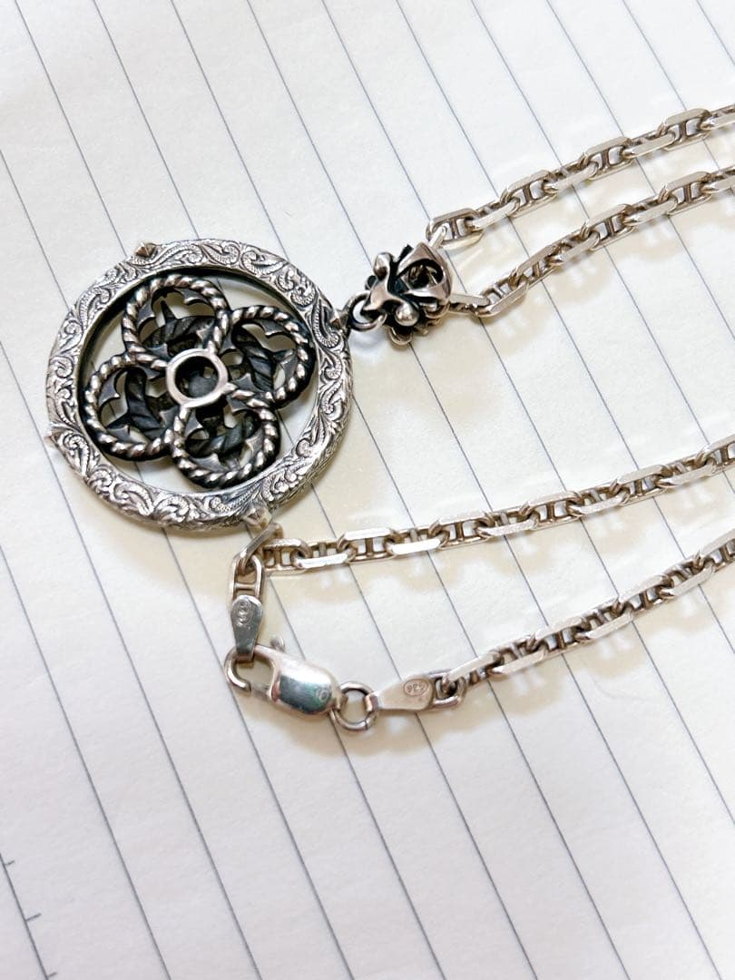 レア　Matelita マテリタ ハイルベルク ネックレス　シルバー　チェーン付