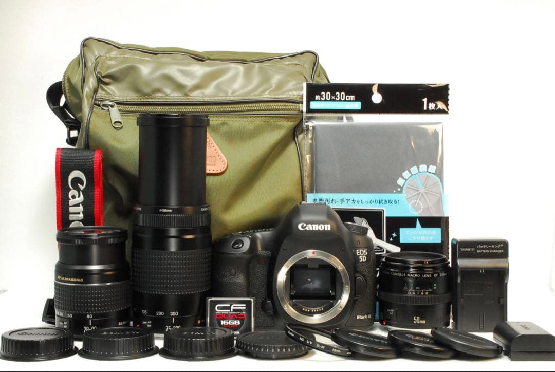 Canon EOS 5D mark Ⅲ ❤️フルサイズ❤️トリプルレンズ❤️一眼レフ