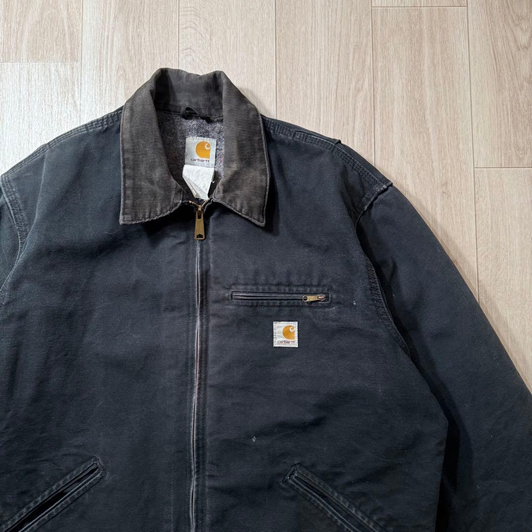 Carhartt デトロイトジャケット 44tall 黒 ブラック J01BLK