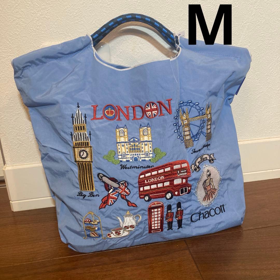 【新品・正規品】 ボール＆チェーンChacott ロンドン刺繍エコバッグMサイズ