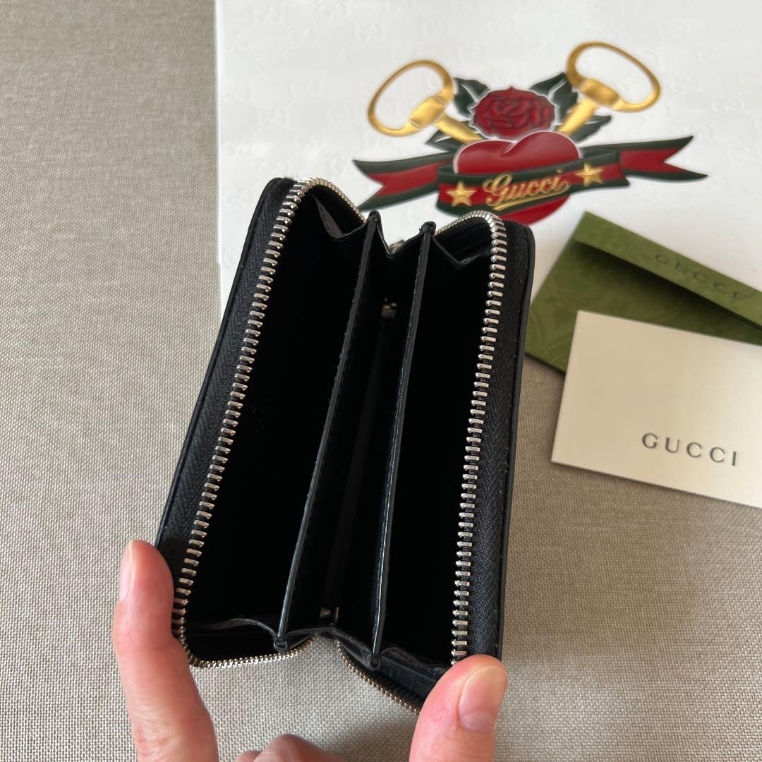 GUCCI グッチ GGカレイド ケース ブラック 【中古】