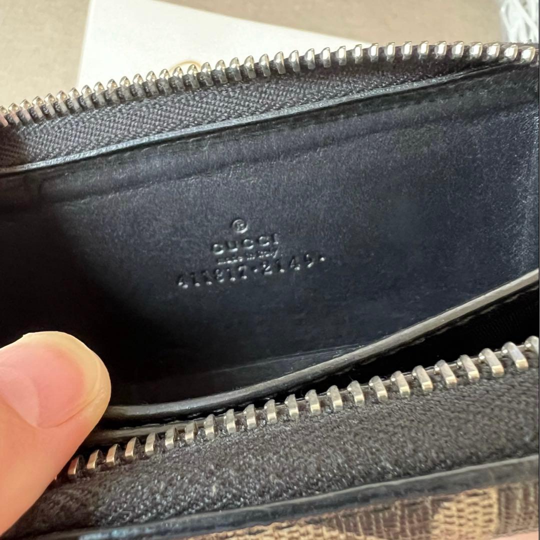 GUCCI グッチ GGカレイド ケース ブラック 【中古】