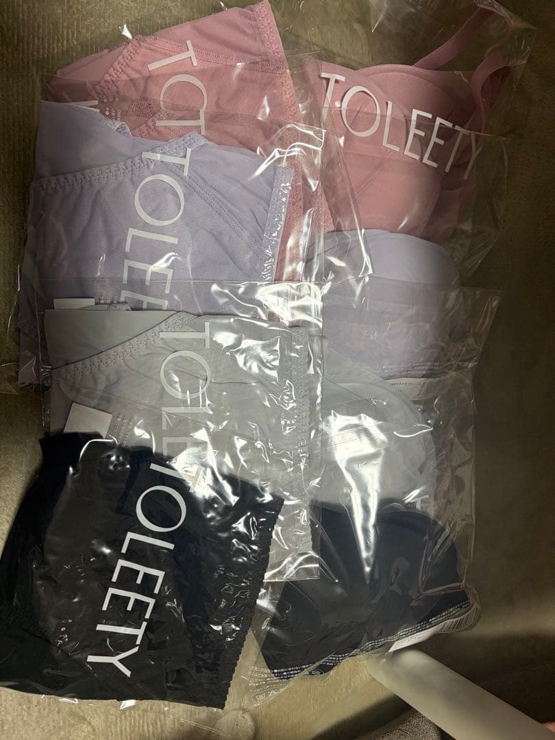 TOLEETY ブラジャーとショーツセット5枚組