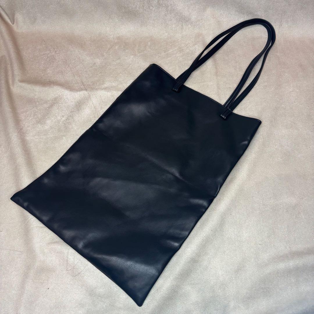 Tanaka Daisuke アッキガイ レザーバッグ トートバッグ ブラック