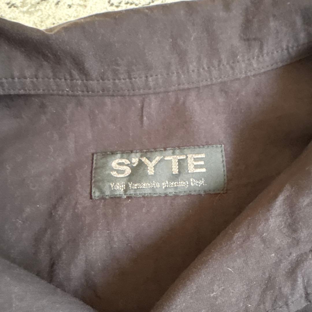 S'YTE 長袖シャツ　コットンシルク