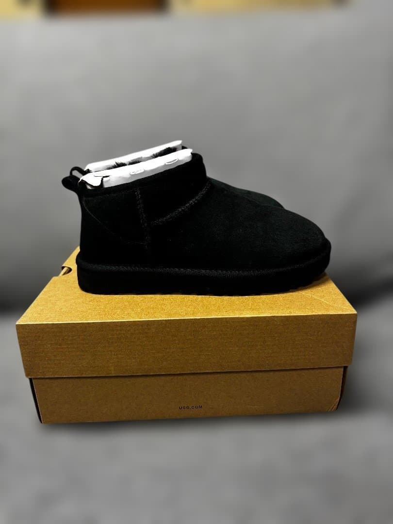 UGG スエード ブラック ムートンブーツ