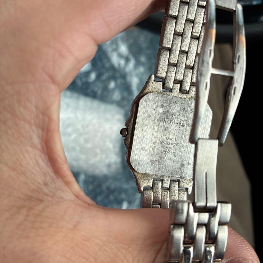 【ayana】 Cartier クォーツ時計 シルバー　アンティーク