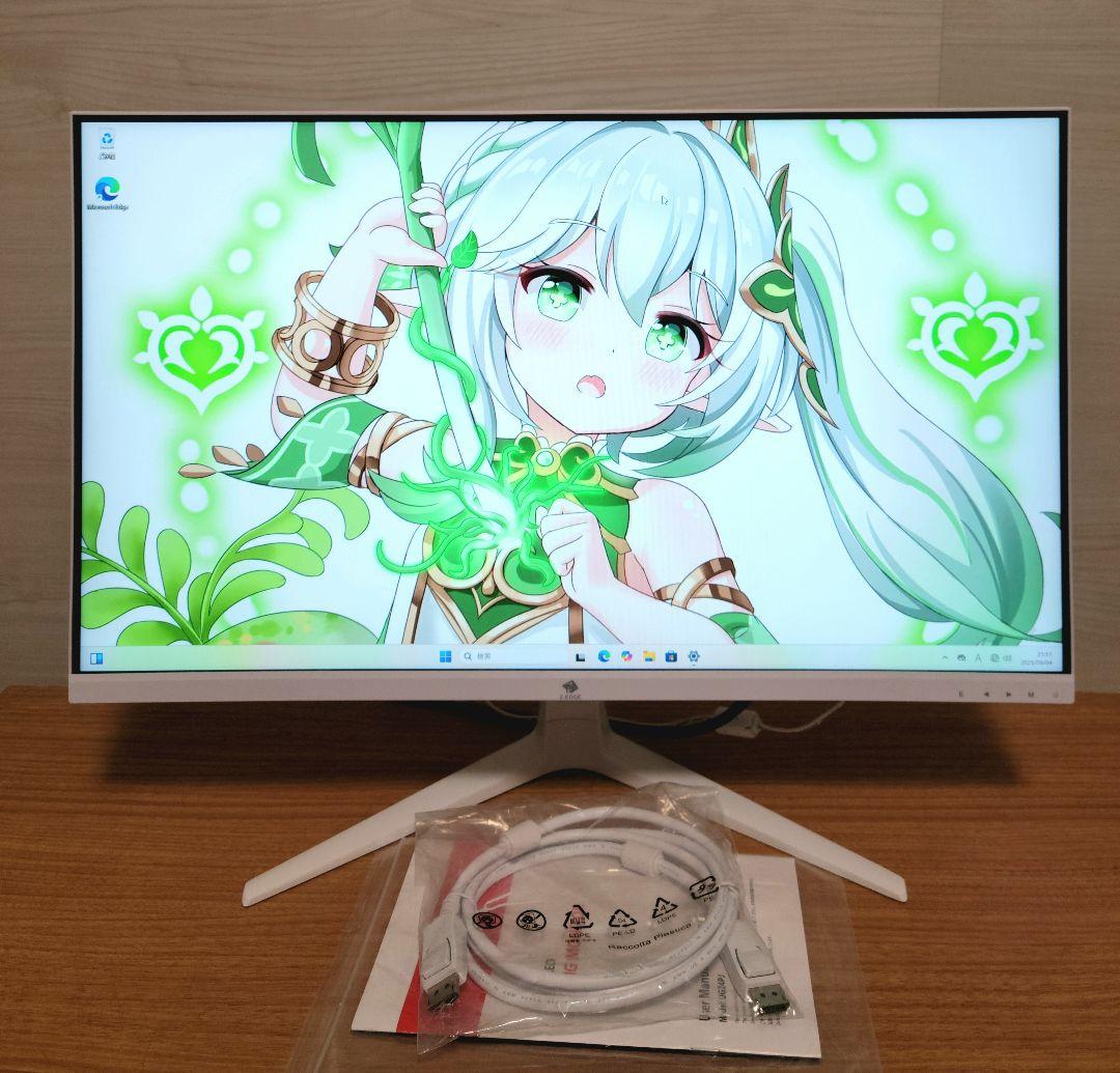 美品　おしゃれ　Z-EDGE 24インチ240Hz ゲーミングモニター