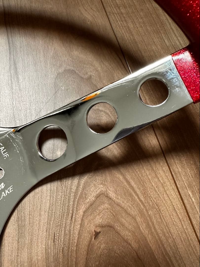 ムーンアイズ　メタルフレーク　レッド　ステアリング ユニバーサルボスキット