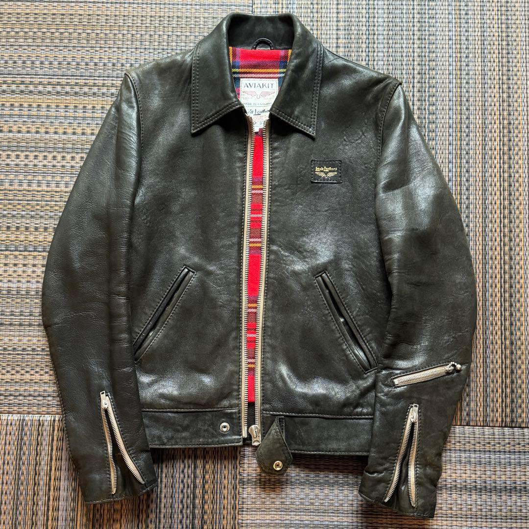 ルイスレザー コルセア タイトフィット シープスキン 36