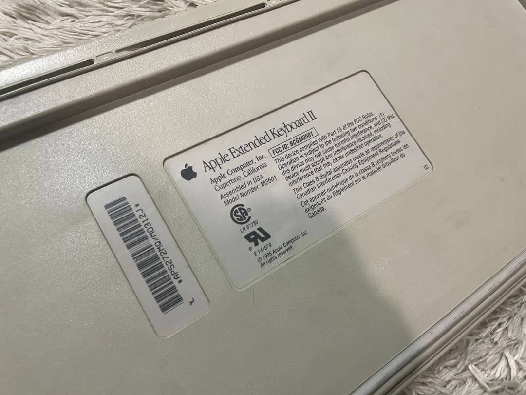 キーボード Apply Extended Keyboard II M3501