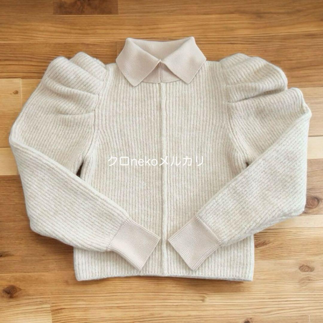 bibiy.ビビィ　襟付きニット