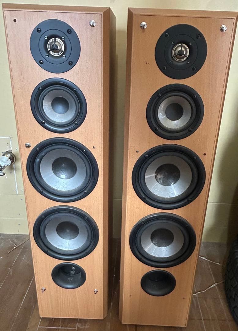 KENWOOD LS-V530 ケンウッドトールスピーカー 2本セット