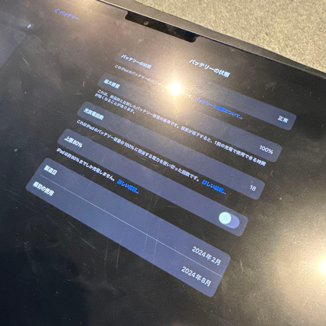 【美品】iPad Pro 13 M4 黒 512 ペン付き