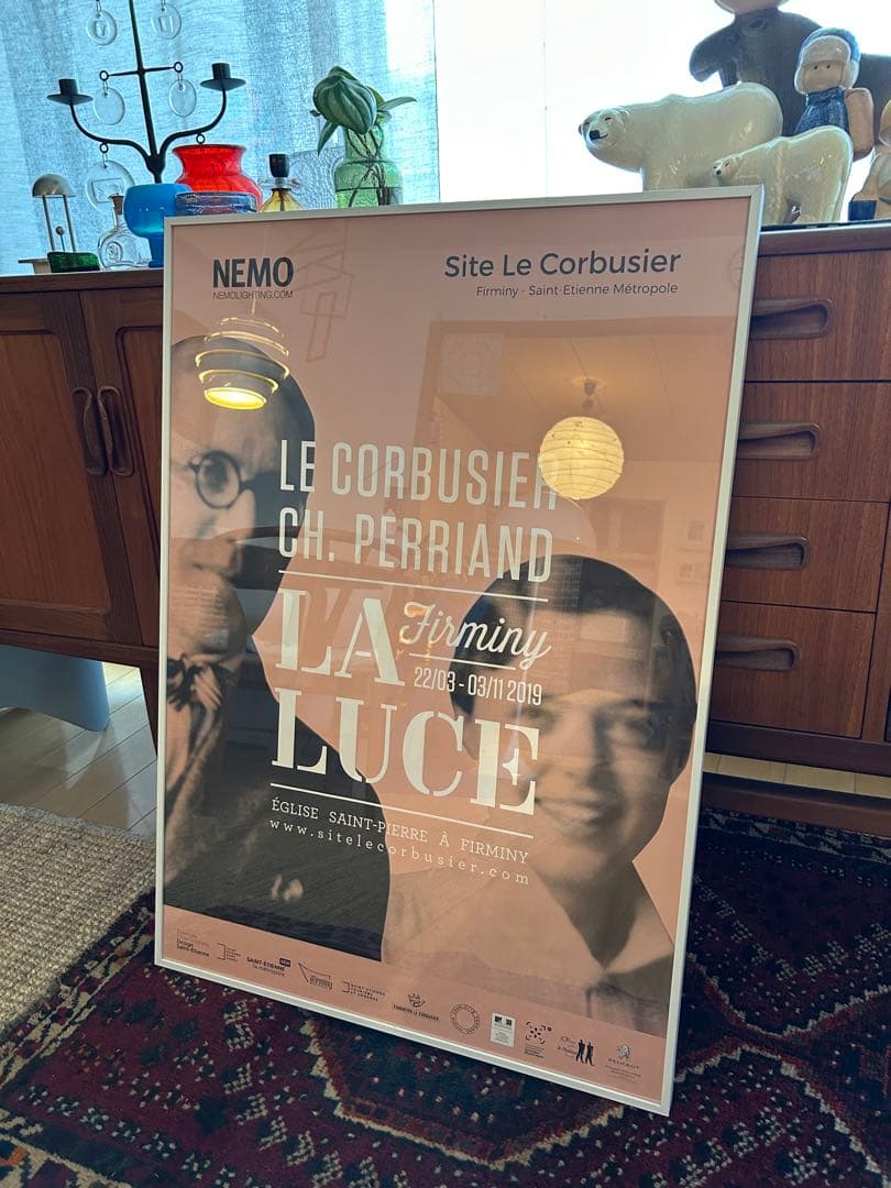 ポスター　コルビジェ　ペリアン　ACTUS IDEE アート　ポストモダン