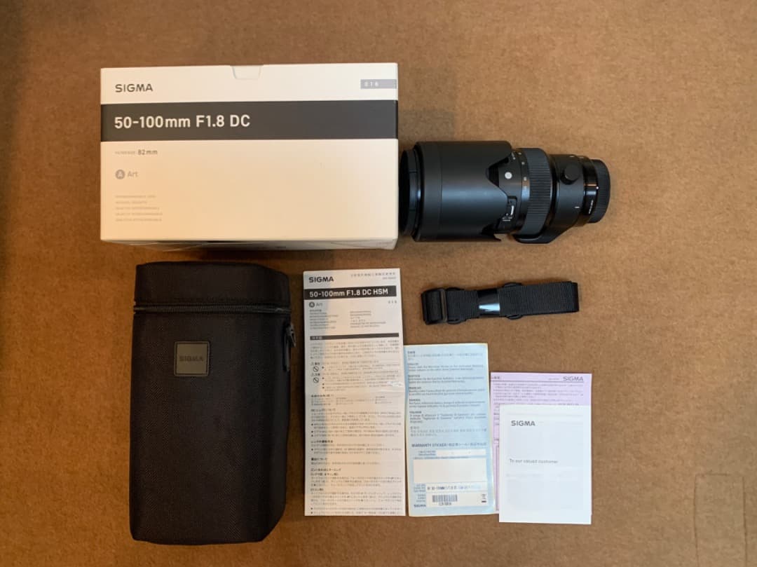 美品 SIGMA 50-100㎜ F1.8DC キャノン EFマウント