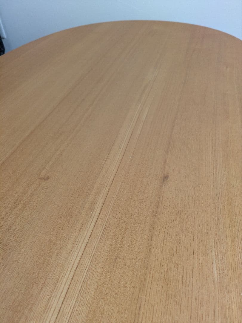 【美品】無印　楕円形木製こたつテーブル