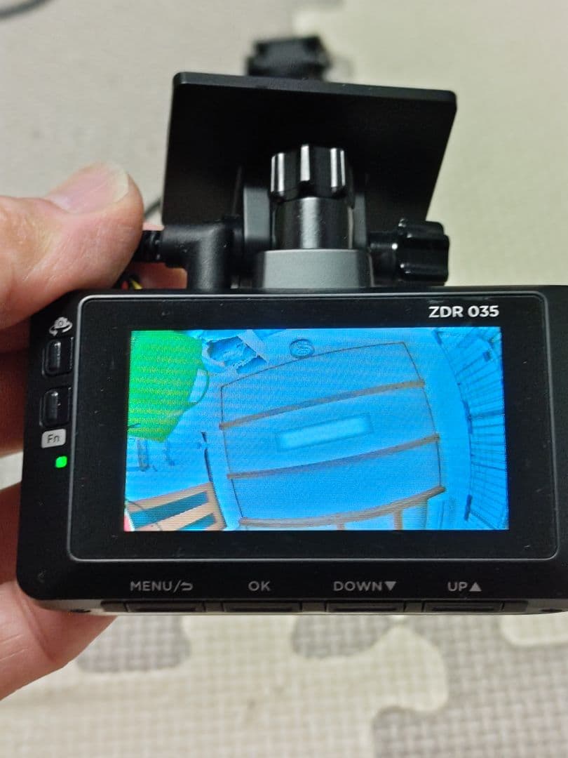 コムテックZDR 035 ドライブレコーダーシガーソケット電源配線付き